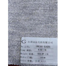 Twill structure knitted woolen fabric for the coat
